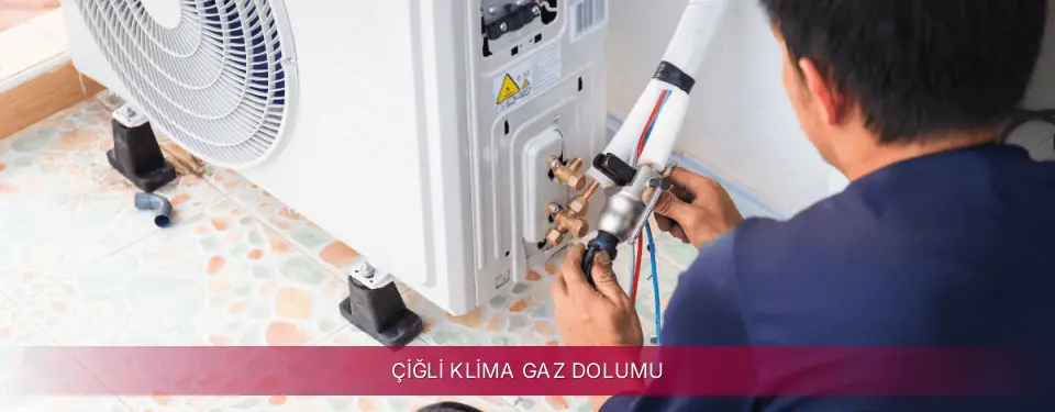 Çiğli İlçemi LG Klima Gaz Dolumu